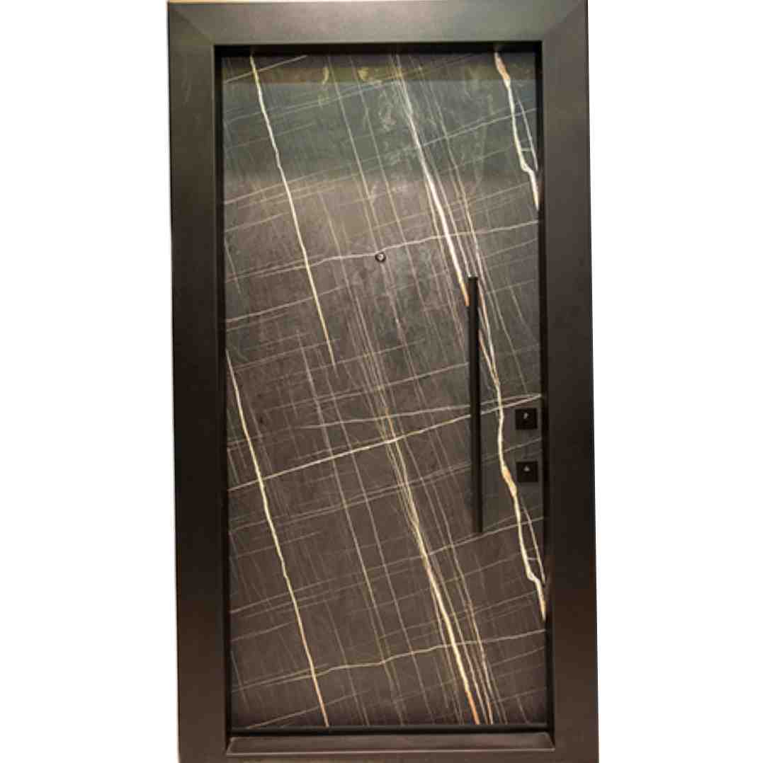 درب ضد سرقت طرح سنگ برای ورودی ساختمان کد 120