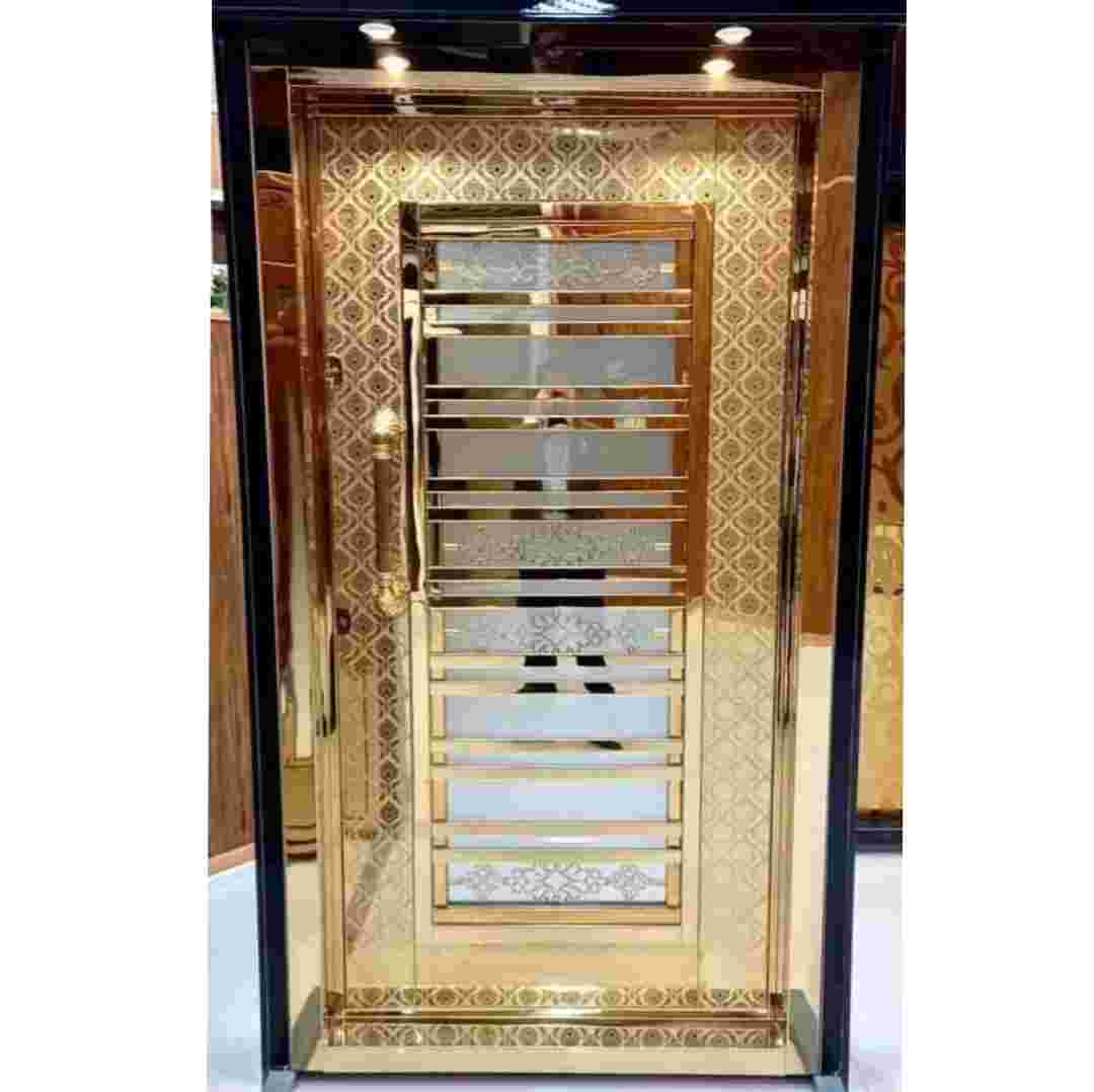 درب ضد سرقت استیل طلایی لوکس کد 40