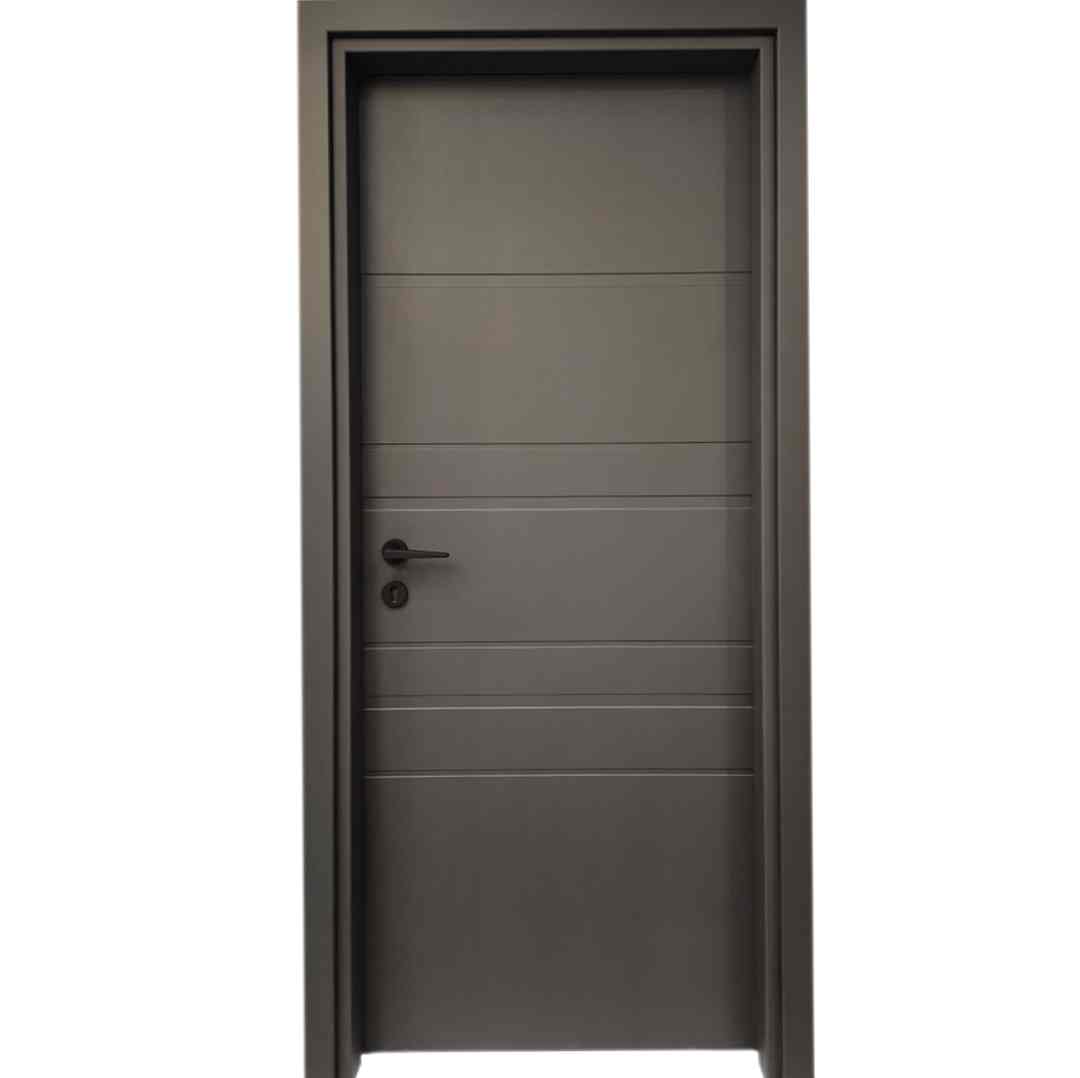 مدل در اتاق خواب شیک طوسی کد 0014